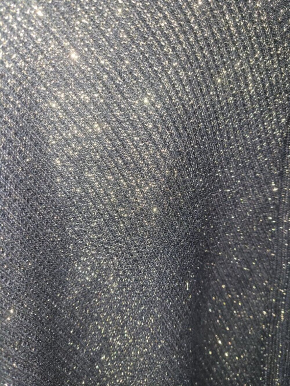 Philosophy Black and Gold VNeck Sweater - Picture 2 of 6